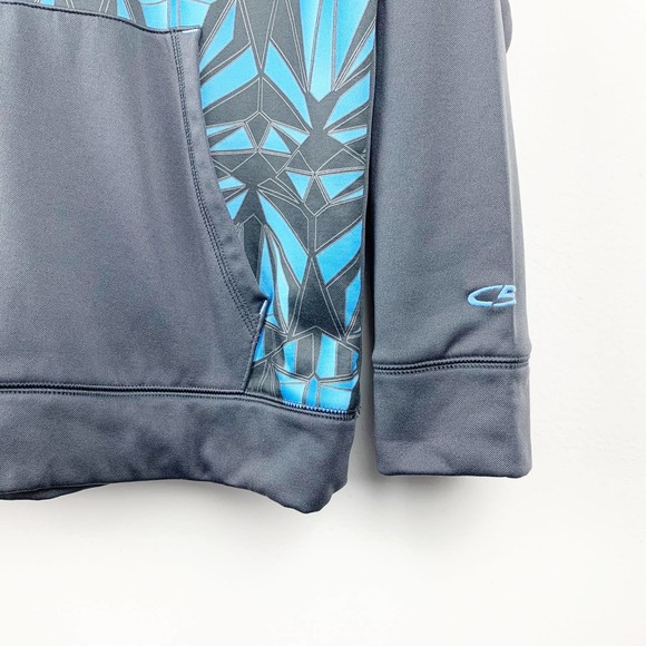 C9 CHAMPION Big Boys Duo Dry Blue Gray Hoodie L - Picture 5 of 6